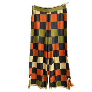 Back Beat co. Checkered Knit pants